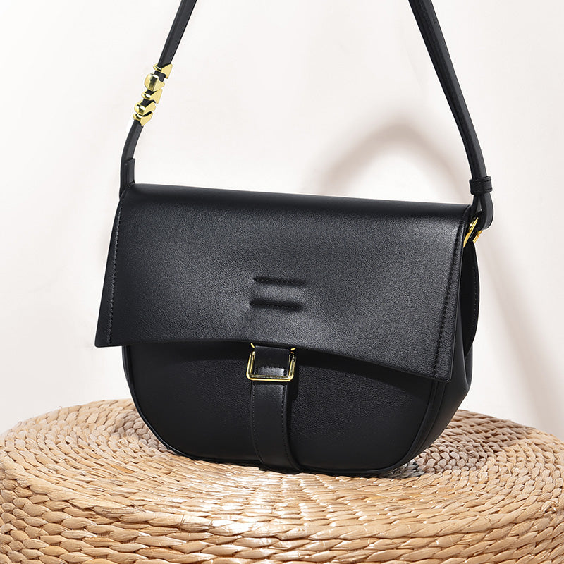 Soft Leather Shoulder Bag BEEFUNBAG