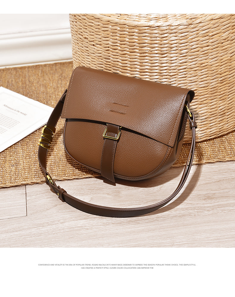 Soft Leather Shoulder Bag BEEFUNBAG