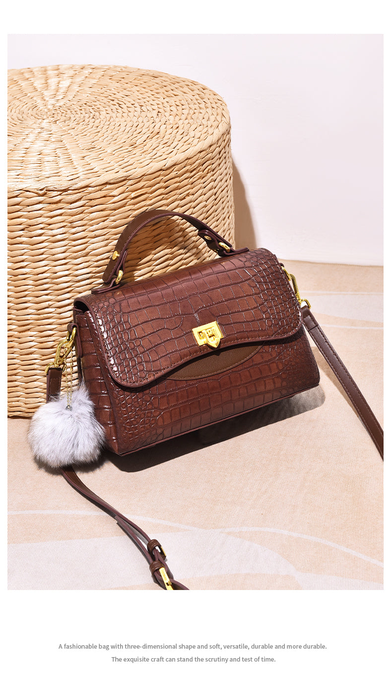 Western Style Simple Handbag BEEFUNBAG