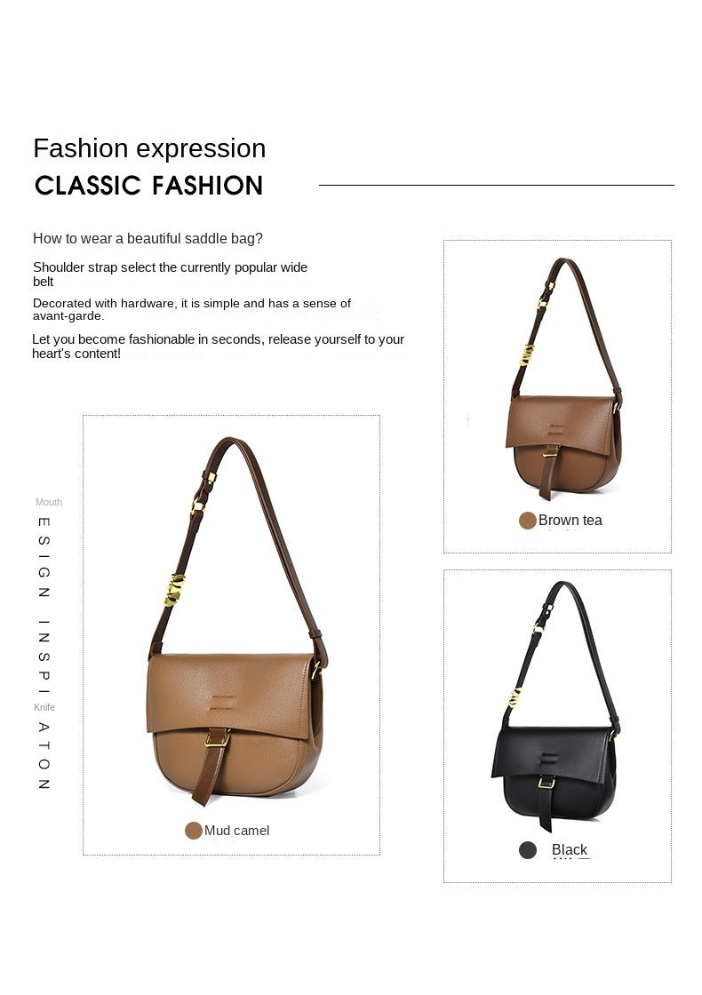 Soft Leather Shoulder Bag BEEFUNBAG